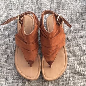 Cute gently used brown sandals